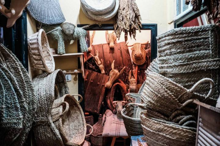 Artesanías de la tienda 'Aromas de Extremadura' en Jarandilla de la Vera