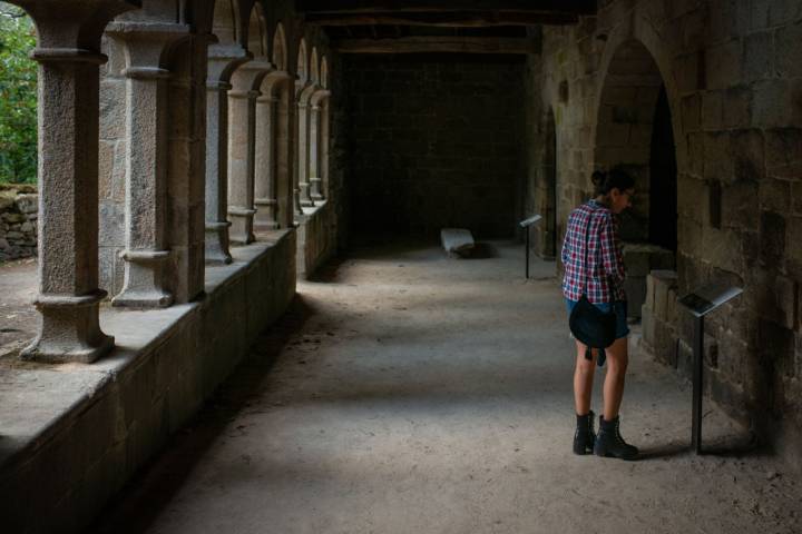 Soledad en el Monasterio de Santa Cristina de Ribas de Sil.