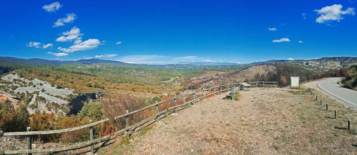 Vistas del Parque Natural de la Sierra y Cañones de Guara.