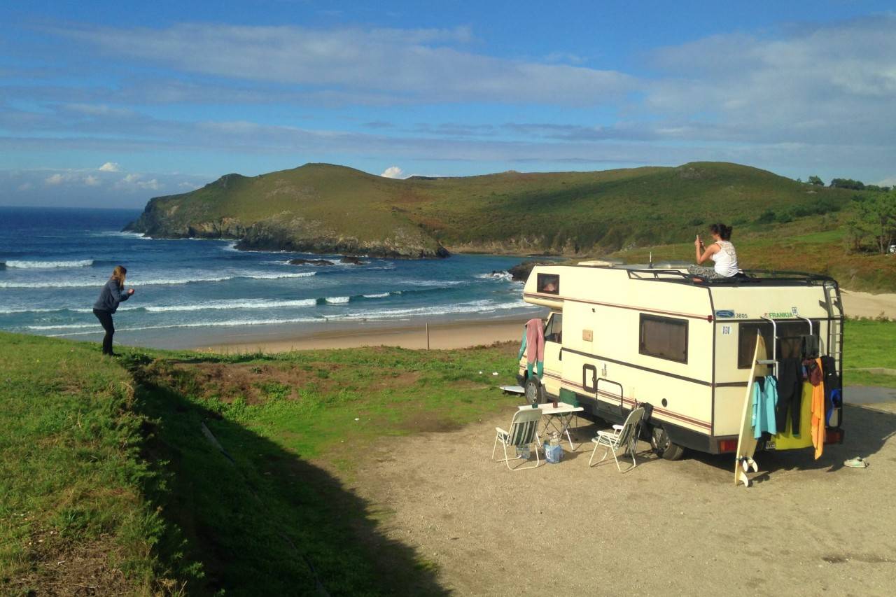 50 rutas en furgo por España: Playa de Pantín (Valdoviño, A Coruña)