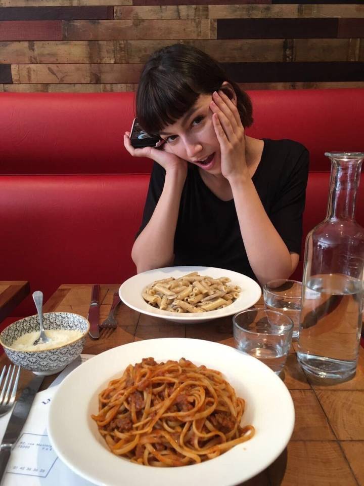 La pasta siempre forma parte de su menú habitual. Foto: Úrsula Corberó.