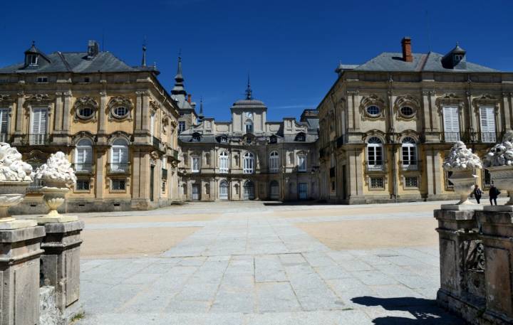 La entrada al Patio de la Herradura en el Palacio Real