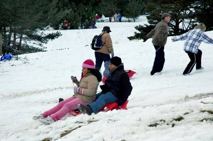 En la Sierra de Guadarrama la diversión está asegurada. Foto: Marga Estebaranz.