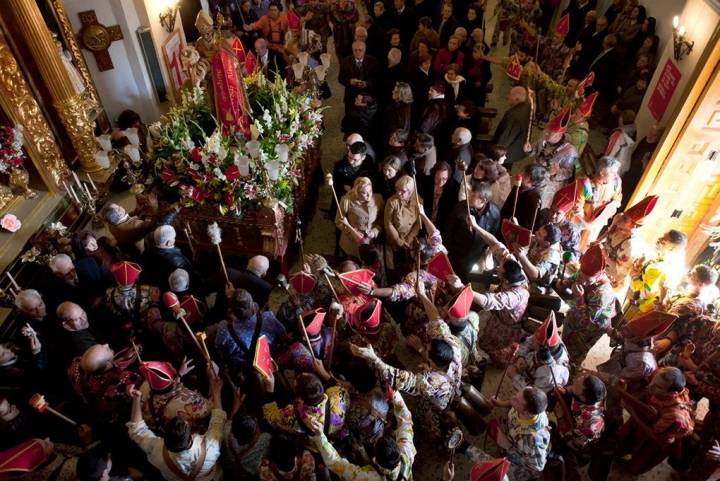 Endiablada (Cuenca): procesión de San Blas