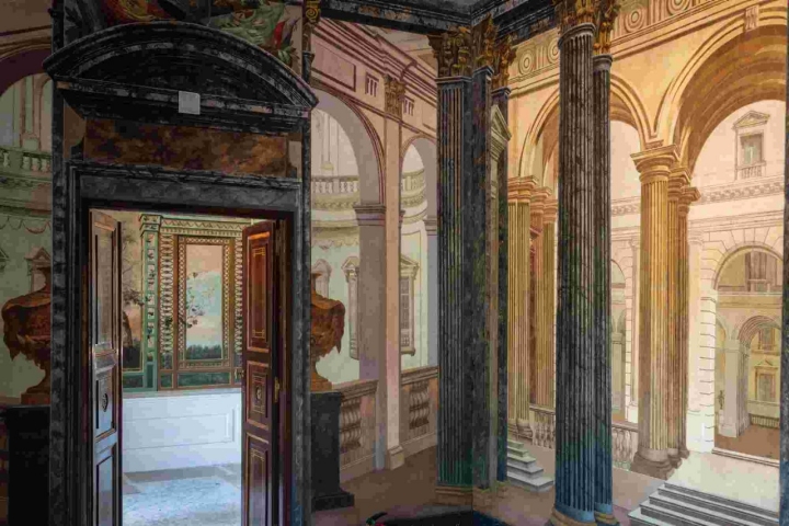 Salas del piso de abajo restauradas tras las riadas de finales del XIX y principios del XX.