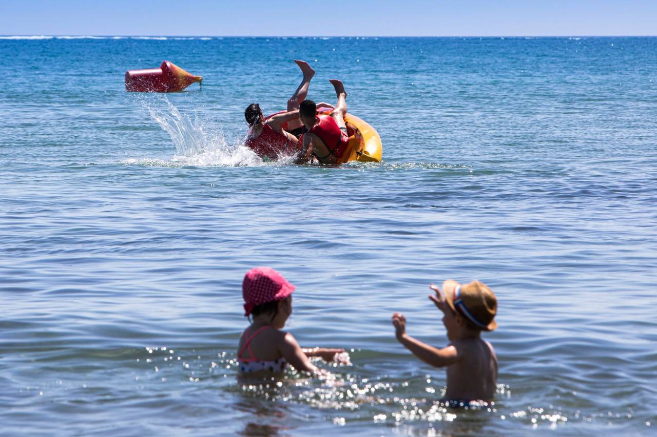 Aquí sí hay playa