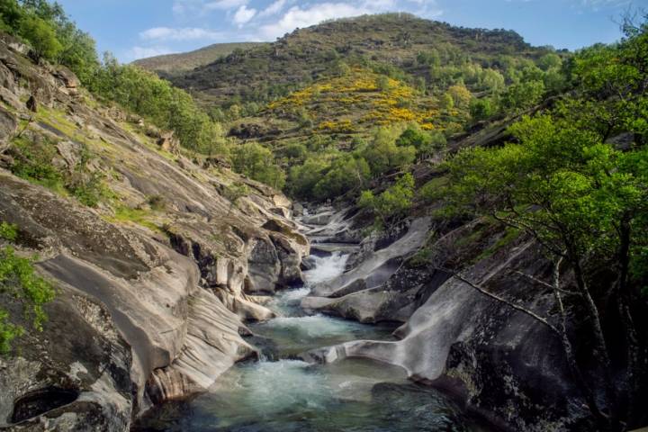 Los Pilones en la Garganta de los Infiernos del Valle del Jerte.