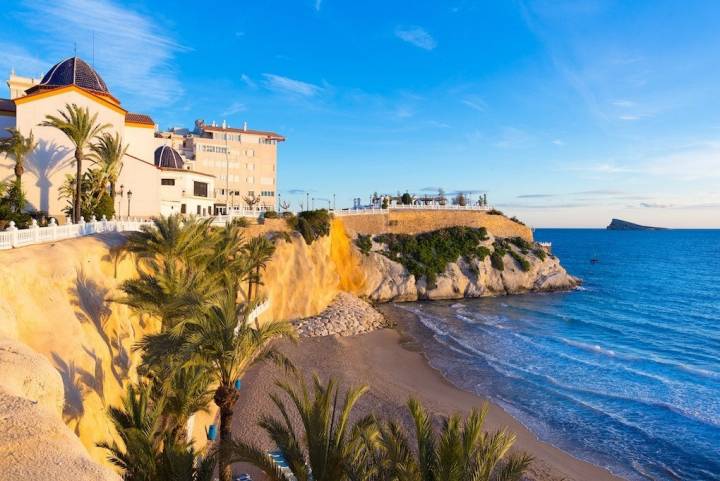 Esta playa, la de Mal Pas, también es Benidorm. Foto: Pepe Olivares.