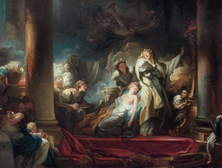 El sacrificio de Calírroe Jean-Honoré Fragonard