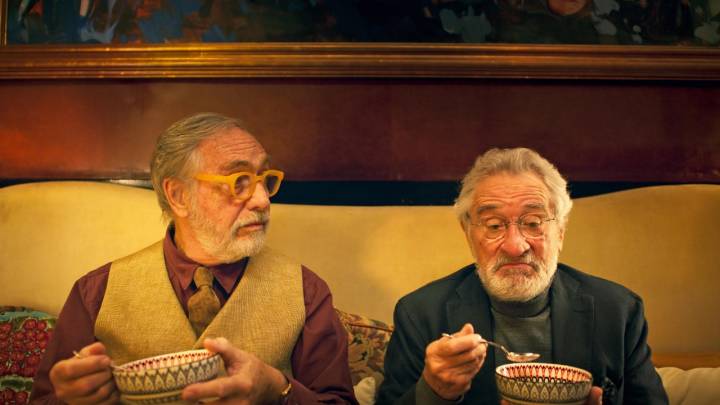 Los actores Luis Brandoni y Robert de Niro en la serie 'Nada'