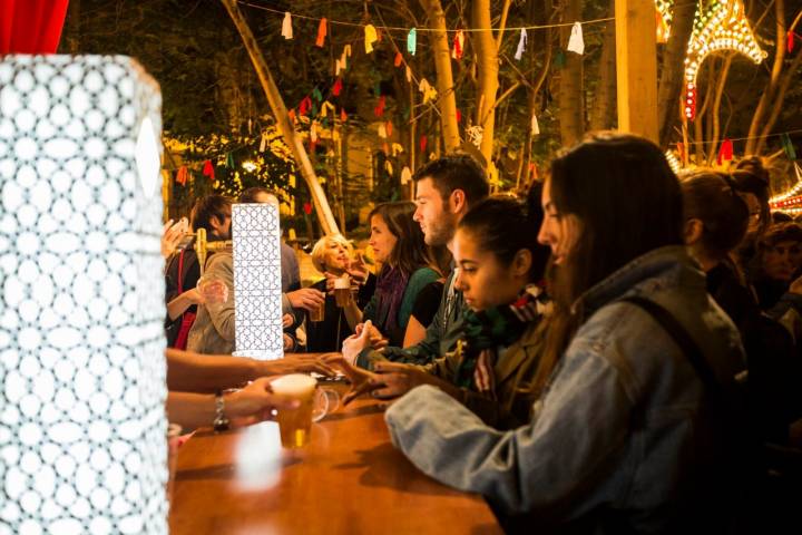 El Espacio IDEO, centro neurálgico de la fiesta y el buen rollo.