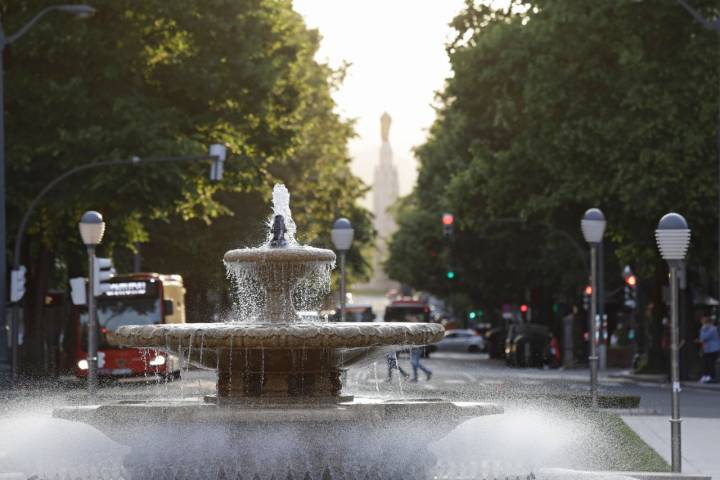 Fuente de la plaza de Moyua.