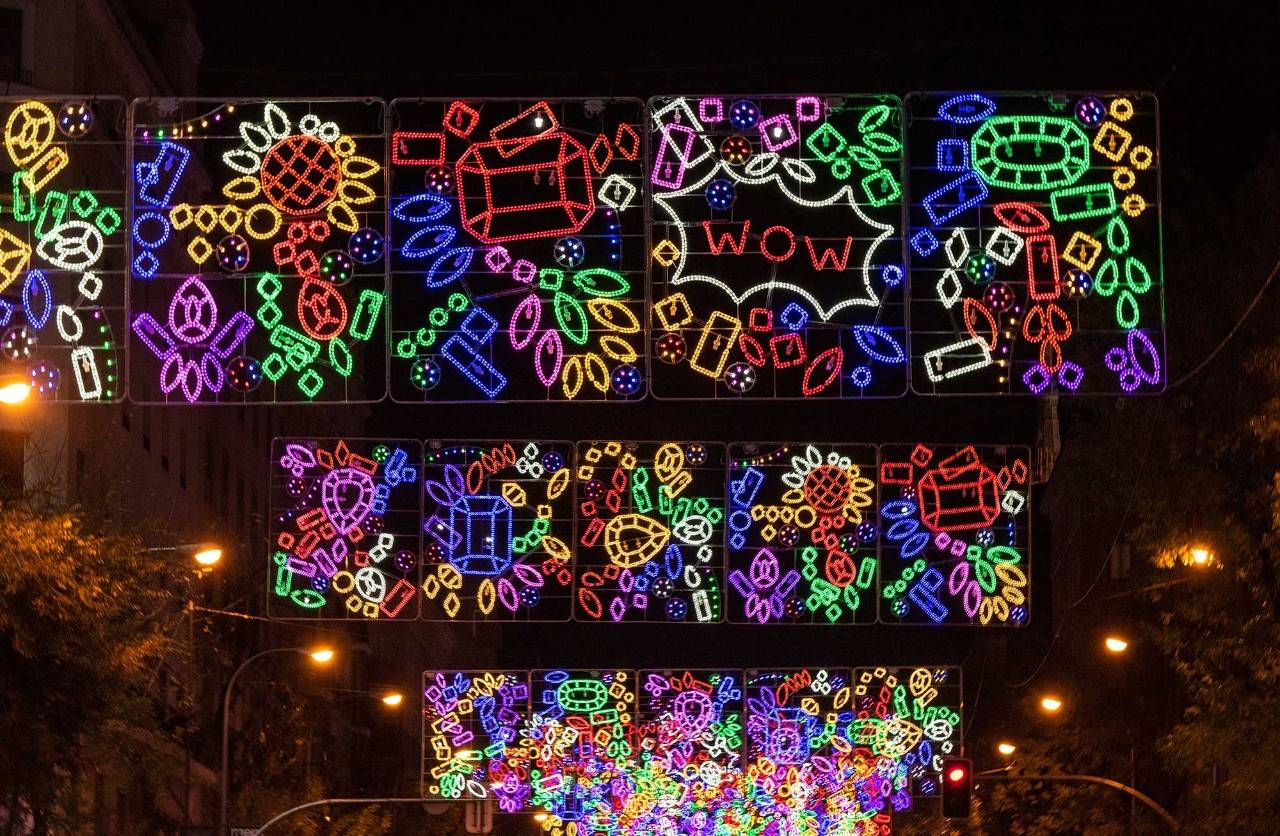 Luces de ilusión y moda