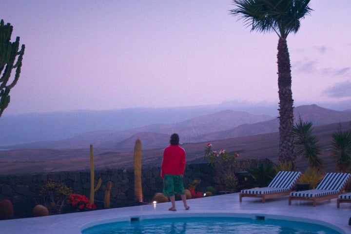 Bárbara Lennie en una de las escenas de Amarga Navidad rodadas en Lanzarote