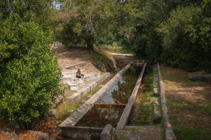Lavadoiro de Artes en el Concello de Ribeira