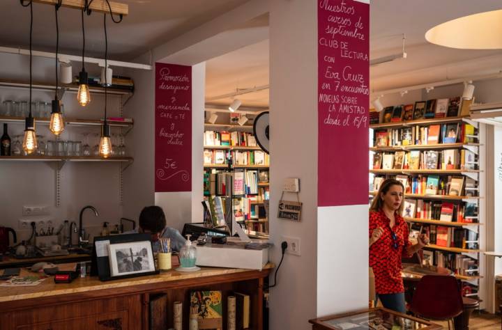 Interior de la librería