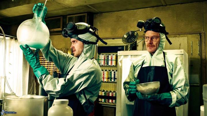 Los protagonistas de 'Breaking Bad' no cocinaban comida precisamente.