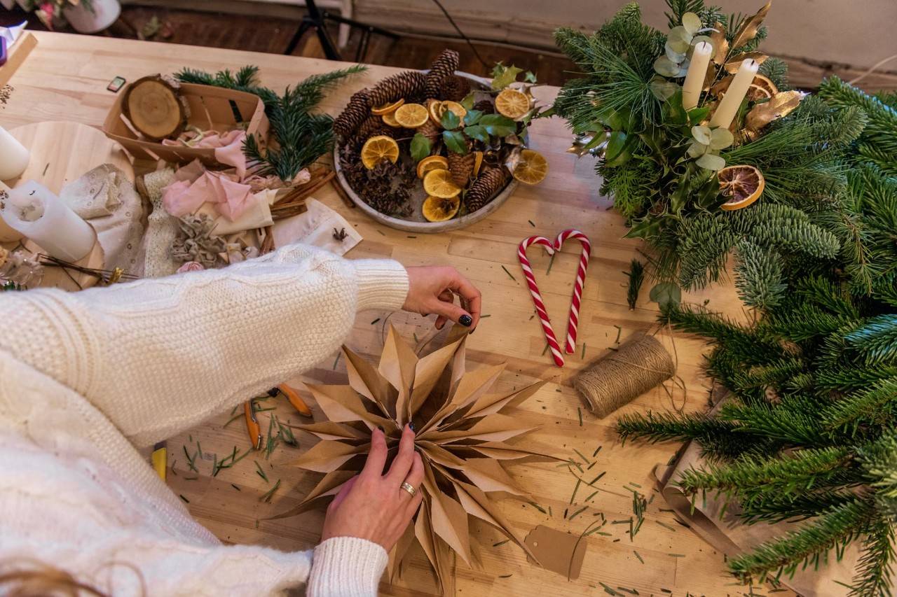 Decoración navideña hecha con tus manos