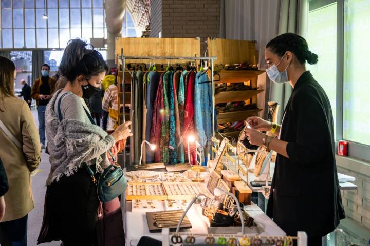 Los mercadillos son un clásico de la Navidad y los hay para todos los gustos. Foto: 'Mercado de Diseño'