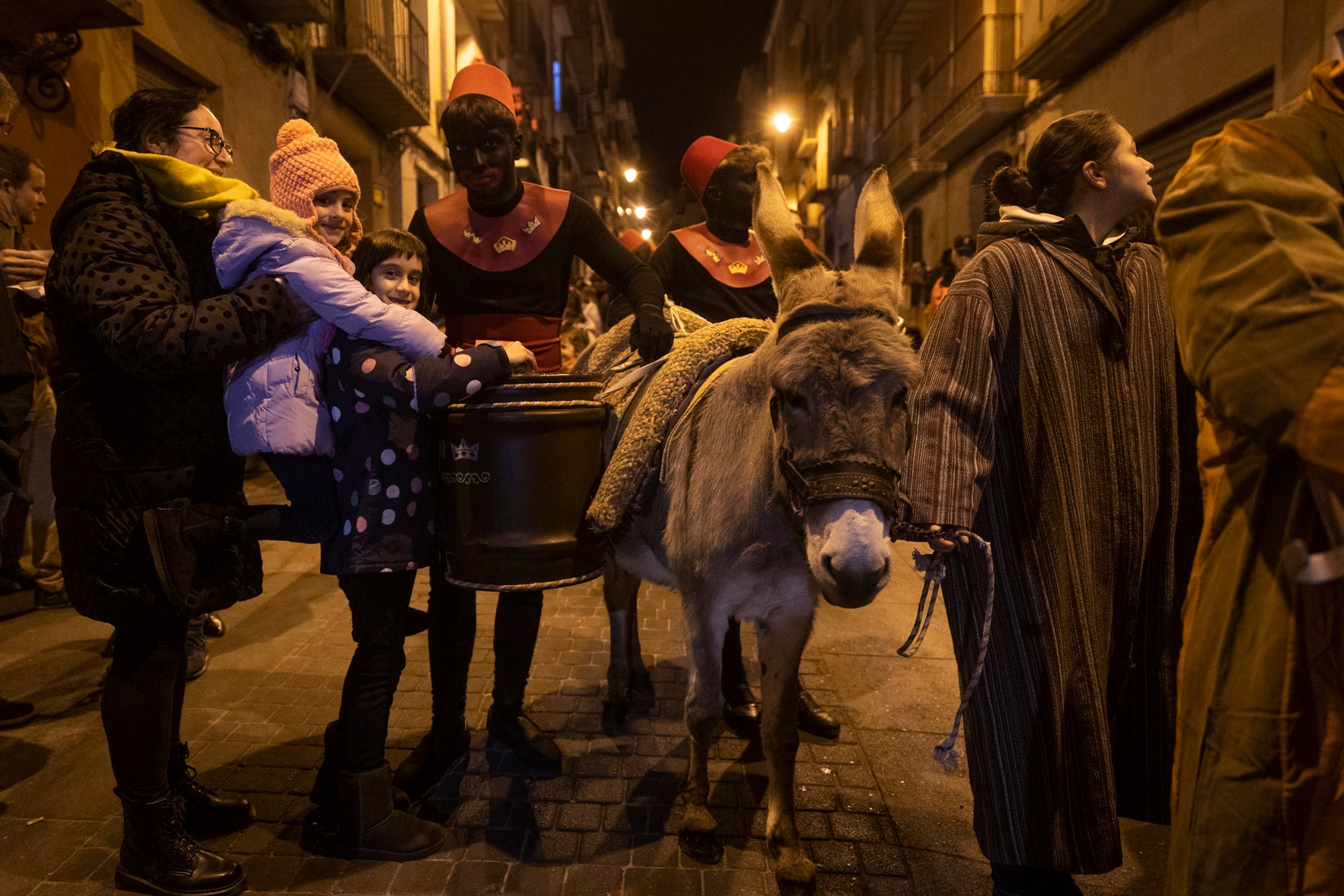 Navidad Alcoy Els Pastorets negrets burra