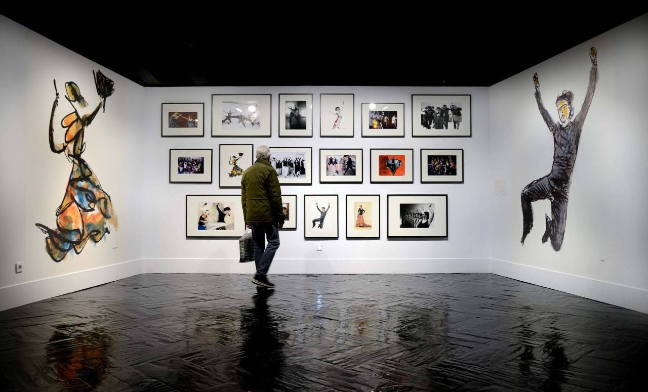 La exposición Carlos Saura y el Flamenco.