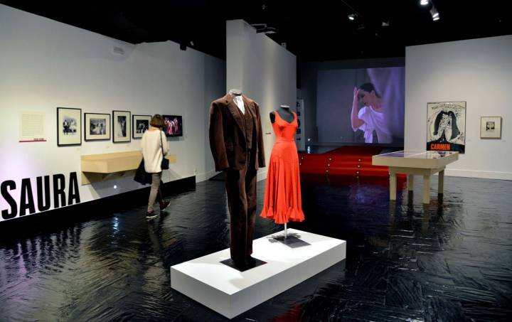 Sala de exposiciones de Carlos Saura y el flamenco.