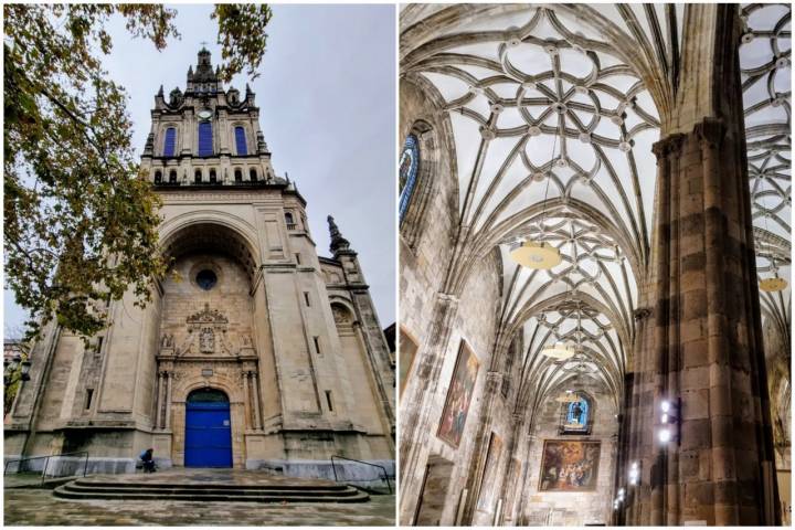 La Basílica de Nuestra Señora de Begoña.