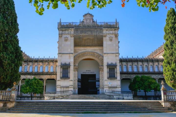 Archeological museum building of Seville, Andalusia, Spain