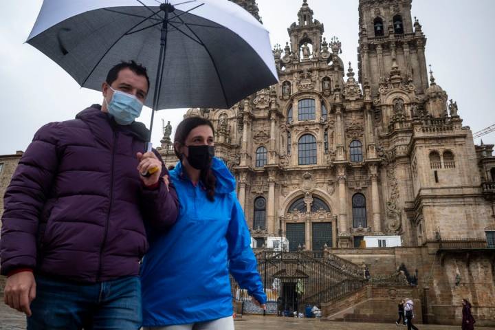 Catedral Santiago lluvia