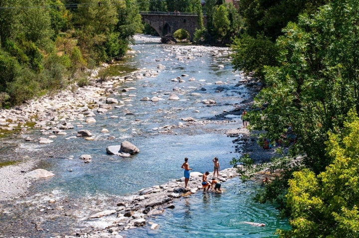 Pozas del río Ara gorga del Cura Balsa del Asador