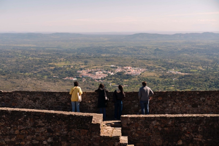 Vistas desde el castillo de Marvão.