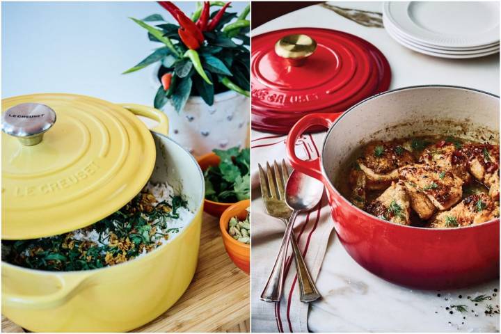 Estas 'cocottes' resultan perfectas para guisos a fuego lento. Foto: Le Creuset.