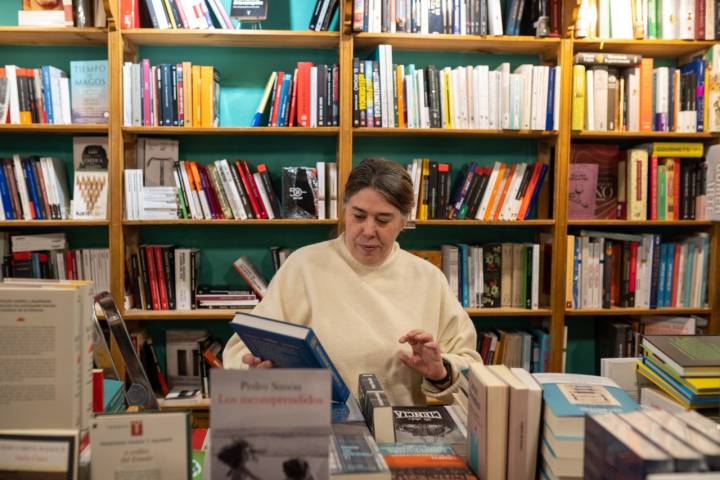 María Nuño tuvo varias librerías antes de abrir 'La Latina'.