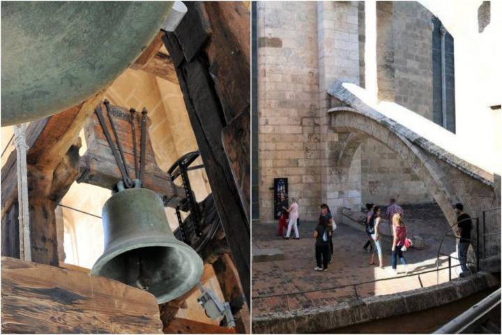 Para subir a las terrazas hay que superar 215 escalones. Foto: La Catedral de Mallorca.