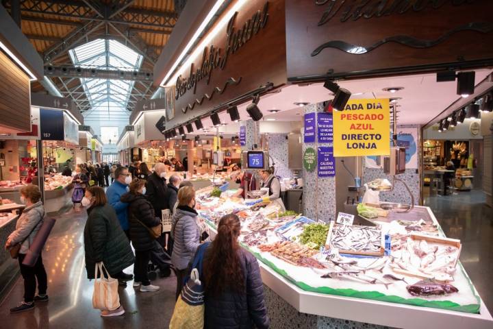 Pescadería mercado Sant Antoni