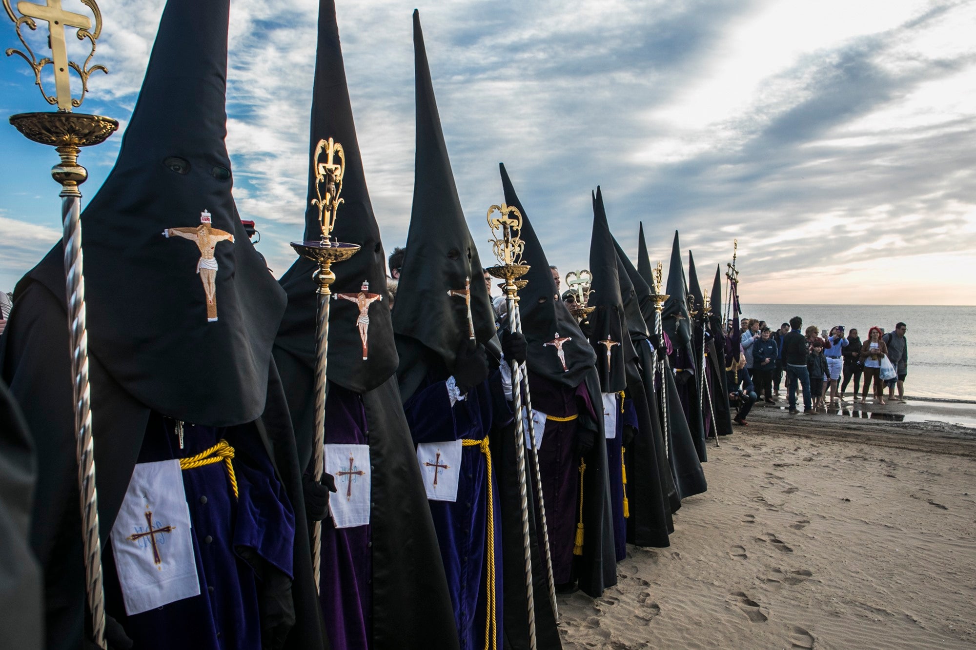 Procesiones a pie de playa