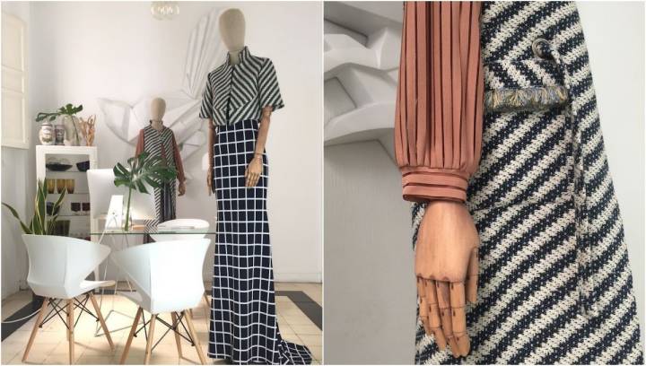 En Sevilla, visitar este atelier es otra forma de experimentar la moda. Foto: La aguja en el dedo.