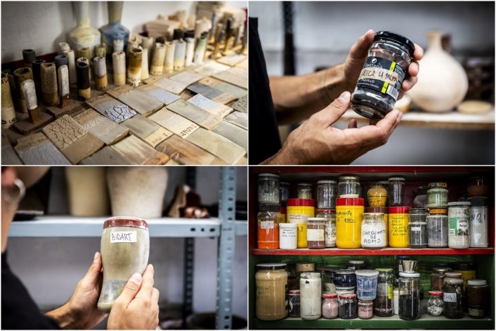 La investigación de diferentes materiales marca el trabajo del ceramista.