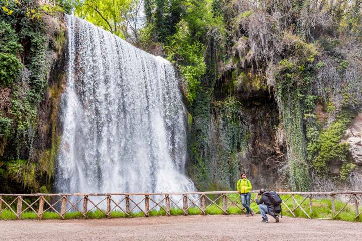 Las cataratas del Monasterio de Piedra también impresionan aunque no sean las del Niágara. Foto: Ferrán Mallol