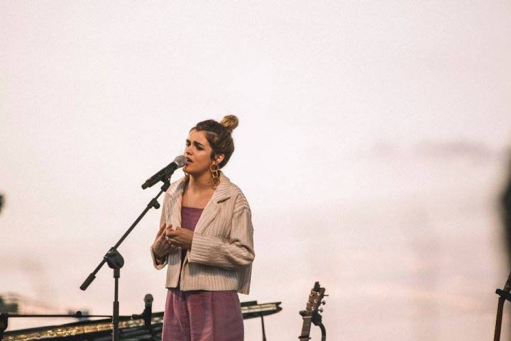 En el concierto de Amaia en el Primavera Sound 2018 comenzó a definirse como una cantante alternativa. Foto: Facebook Primavera Sound.