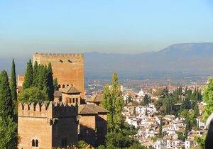 Atardecer en Granada.