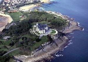 Vista aérea del palacio de la Magdalena. / Manuel Álvarez.