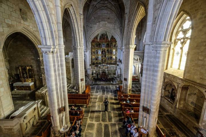 Interior de la Iglesia Santa María la Mayor, Trujillo, Cáceres.