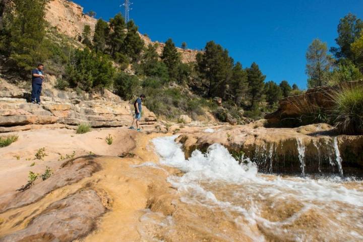 Las Chorreras ofrecen un bello paisaje de saltos de agua.