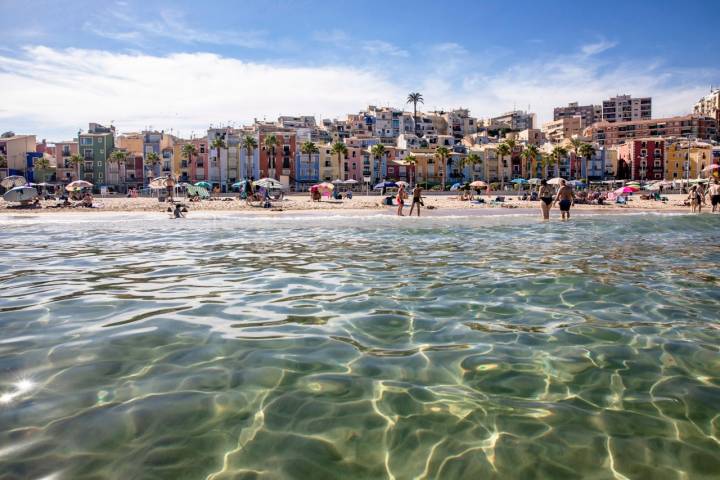 Playa centro Villajoyosa