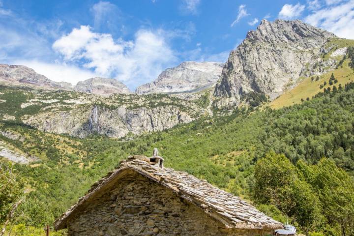 Cabaña del Tormo en el Parque Natural Posets-Maladeta (Huesca).