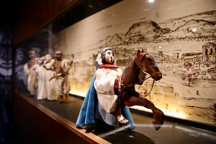Marionetas de El retablo de Maese Pedro, en la Casa Natal de Cervantes de Alcalá de Henares (Madrid).