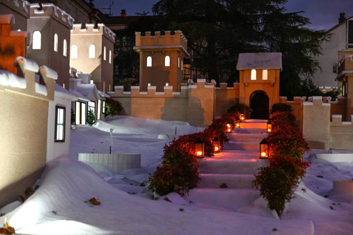 Castillo nevado de Allariz