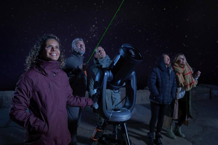 Observación de estrellas desde el Teide