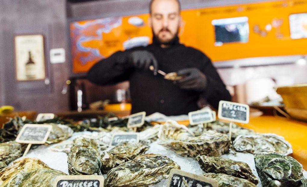 Restaurante Gouthier: ostras en el barrio de Sarrià.